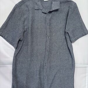 Larsson & Co Premium Men’s Short Sleeve Button Down Shirt XL